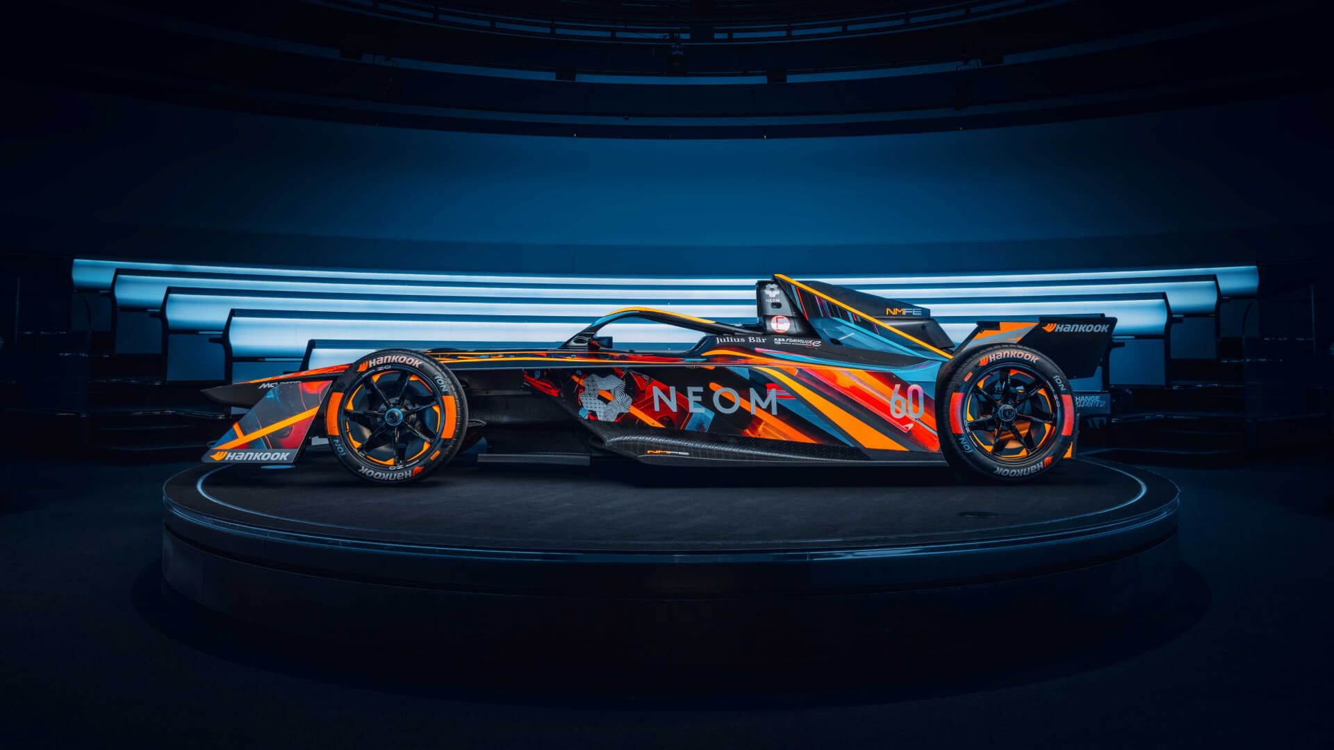 NEOM McLaren Formula E Team unveils the world’s first generative AI-designed livery in motorsport